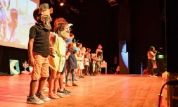 Le Port : les enfants font leur show de fin de vacances
