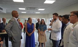 Le CHU de La Réunion accueille le Président de la République des Seychelles au sein de l’addictologie nord