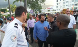 Manif mairie Chaudron