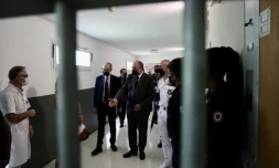 Eric Dupond-Moretti visite tribunal judiciaire saint-denis