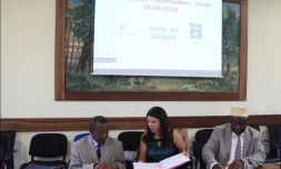 Signature de partenariat ville de La Possession, Mamoudzou, et Ouani