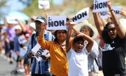 Chaêne huamine contre la carrière de Bois Blanc