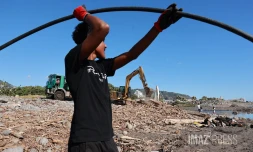 ramassage déchets après le cyclone 