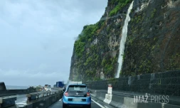 pluie route du littoral 