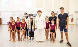 Roselyne Bachelot en visite au CCR