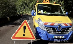 Éboulis sur la route de la Montagne 