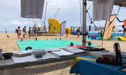 Stand de l'OPR au Elio surf challenge