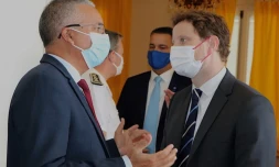 Le président du Conseil départemental rencontre Clément Beaune 