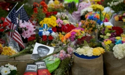 Le mémorial de Mohamed Ali à Louisville, aux Etats-Unis, le 6 juin 2016