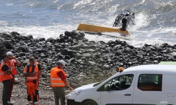 accident entrée nord de la route du littoral 