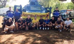 Les gendarmes relèvent aussi le challenge du Téléthon