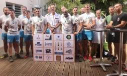 Coureurs de la base navale au Grand Raid