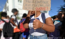 Manifestation au collège Juliette Dodu