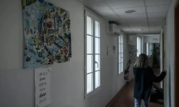 Dans une maison d'accueil pour les victimes d'inceste, à Agen le 10 décembre 2020 ( AFP / Philippe LOPEZ )