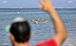 Swimrun, nage, course à pied, lagon, ouest, sport, 2018, équipe, deuxième édition