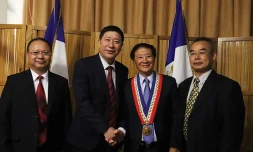 Visite de la délégation chinoise universitaire de Meizhou au Tampon