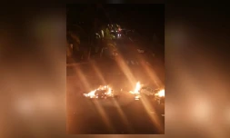 Feux de poubelles aux Camélias 10 janvier 2020