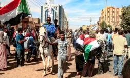 Des manifestants soudanais anti-putsch à Khartoum, le 2 janvier 2022