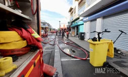 Le Port : une trottinette électrique prend feu, un magasin de vélo victime d'un incendie