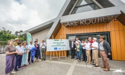 inauguration de la nouvelle gare routière de la Plaine des Cafres 