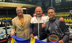 Victoire de Larry Tevanee champion de france de boxe