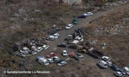 carcasse, épave, voiture, gendarmes, environnement