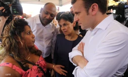 Emmanuel Macron en visite à La Réunion