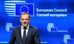 Le président du Conseil européen Donald Tusk, le 8 mars 2017 à Bruxelles