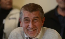 Le milliaire tchèque Andrej Babis, le 4 octobre 2017, à Vsetaty, près de Prague