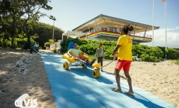 Civis : le dispositif handiplage maintenant disponible toute l'année à Saint-Pierre