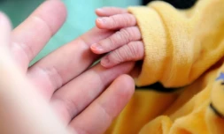 Les pouponnières de l'Aide sociale à l'enfance accueillent des bébés de la naissance à trois ans, placés le plus souvent par la justice car ils sont à risque de danger dans leur famille ( AFP / PHILIPPE HUGUEN )