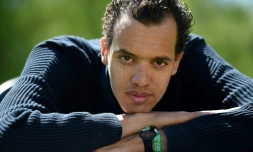 L'artiste français Gaël Faye, le 21 avril 2017 à Bourges