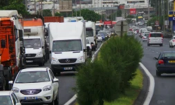 Embouteillages sur le boulevard Lancastel