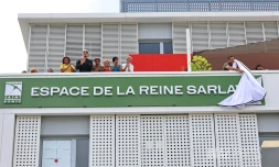 inauguration espace de la reine Sarlava
