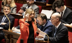 La ministre de la Transition écologique le 12 février à l'Assemblée nationale © AFP - Telmo Pinto/Nurphoto