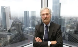 L'économiste en chef de la Banque centrale européenne (BCE), le 15 février 2012 à Francfort