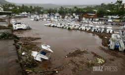 Cyclone Belal : port de Saint-Gilles