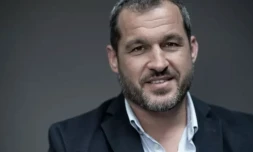 Sébastien Boueilh, nouveau président de la Ciivise, le 22 septembre 2022 à Paris ( AFP / FRANCK FIFE )