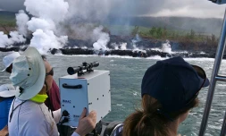 alain barrere scientifique au volcan 