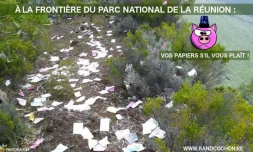 Déchets route du volcan 