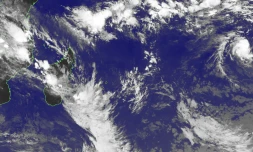 La forte tempête tropicale Grant à 3.705 kilomètres de La Réunion