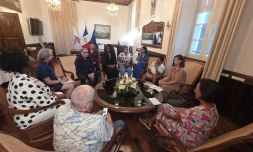 Saint-Pierre : David Lorion échange avec une délégation du Centre National de la Musique
