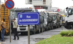 Manifestation transporteurs lundi 13 mars 2017 
