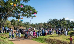 parc boisé au port inauguration