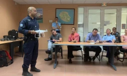 Les gendarmes présentent leurs aéronefs télé-pilotés