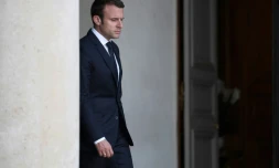 Le président français Emmanuel Macron, le 23 mai 2017 à L'Elysée