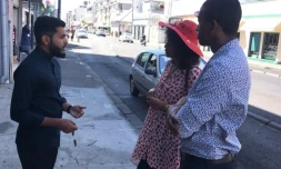 Tous Dionysiens Farid Mangrolia à la rencontre des commerçants 12 octobre 2019