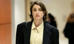 L'actrice française  Adèle Haenel au tribunal judiciaire de Paris, le 10 décembre 2024