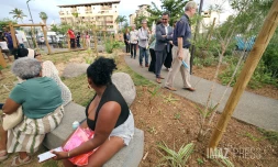 inauguration du square de Lyon au Port
