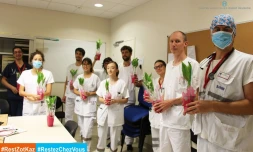 Le CHOR reçoit des brins de muguet par la SEDRE 1er mai 2020
